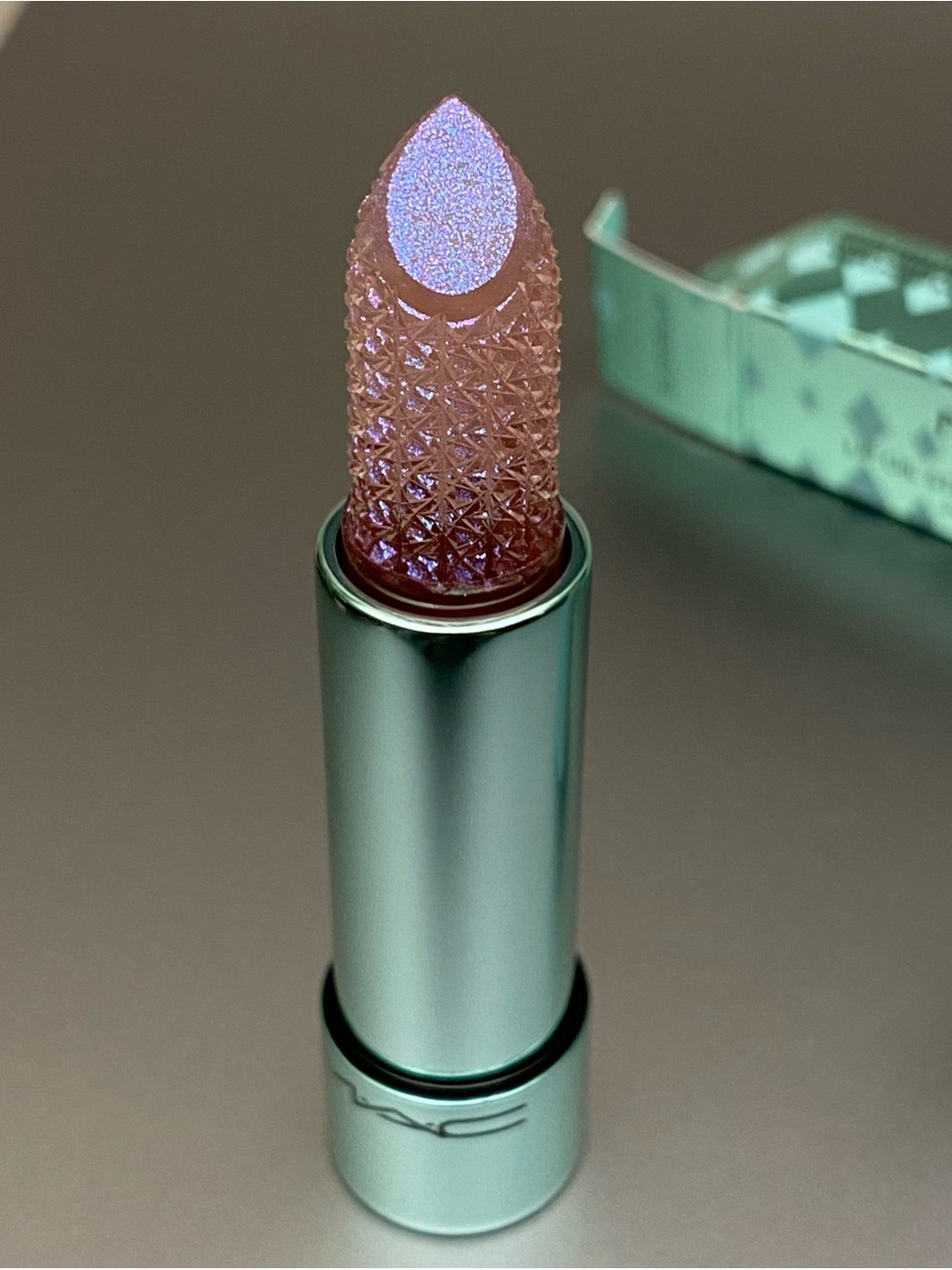 MAC “Glisten Up” Sugar Crystal Lip Oil Stick